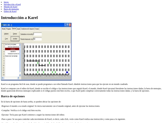 IntroduccionaKarel screenshot