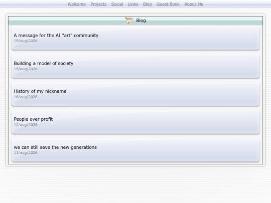 blog screenshot