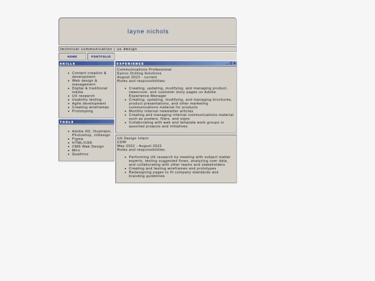 resume screenshot