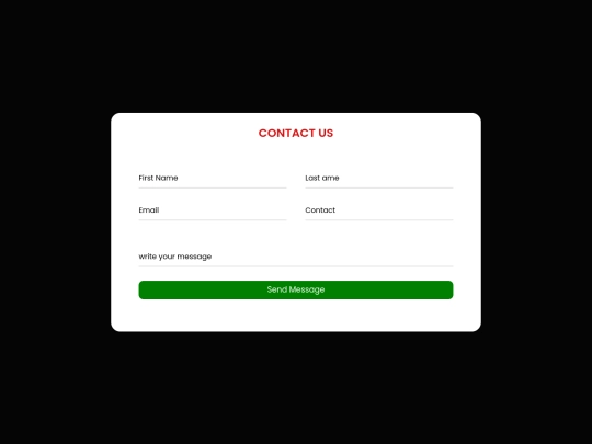 contact page screenshot