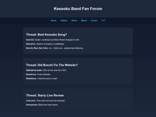 forum screenshot
