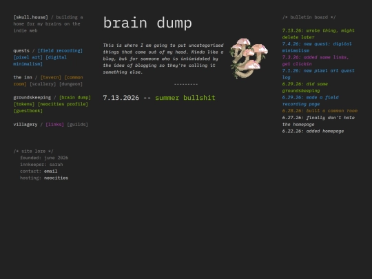 braindump screenshot