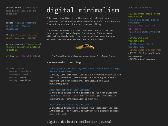 digitalminimalism screenshot