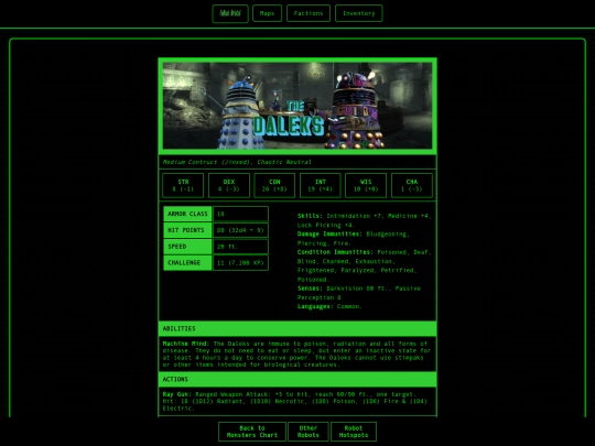 Monsters/Dalek screenshot