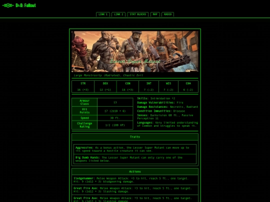 Monsters/LesserSuperMutants screenshot