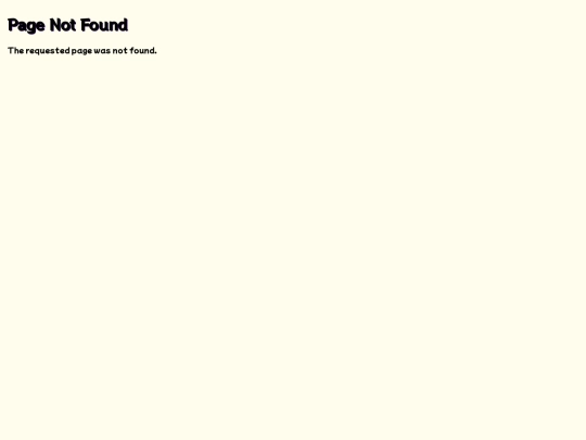not_found screenshot