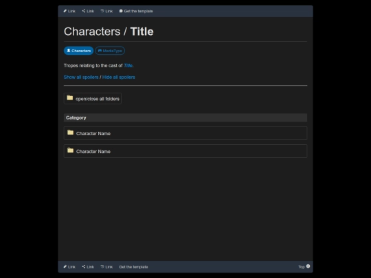 Writing/TVtropes/characters screenshot