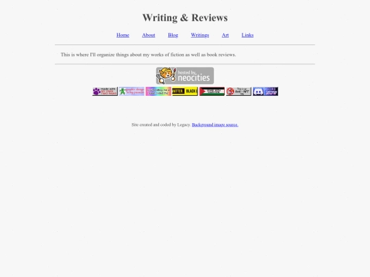 Writing/home screenshot