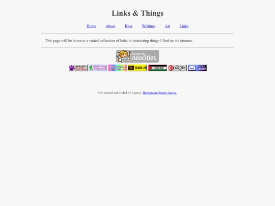 links screenshot