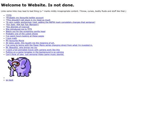 links screenshot