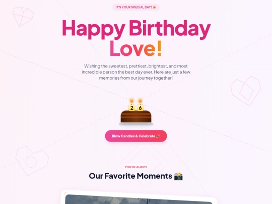 birthday screenshot