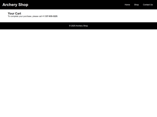 Cart screenshot