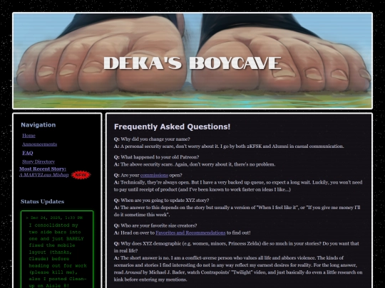 faq screenshot