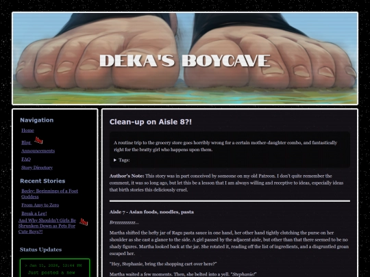 stories/cleanup screenshot