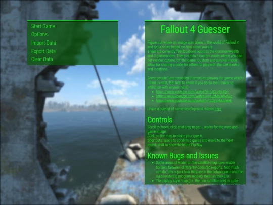 fallout4guesser screenshot