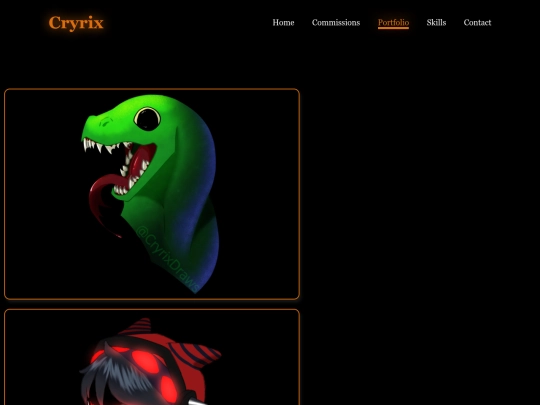 portfolio screenshot