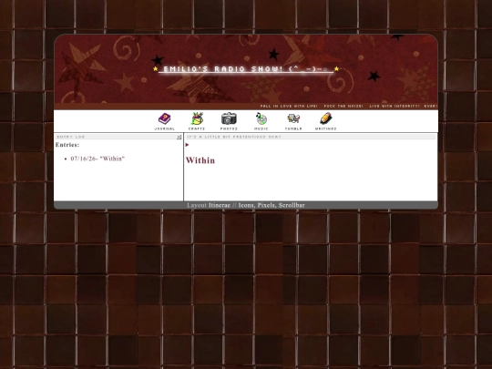 Writings screenshot