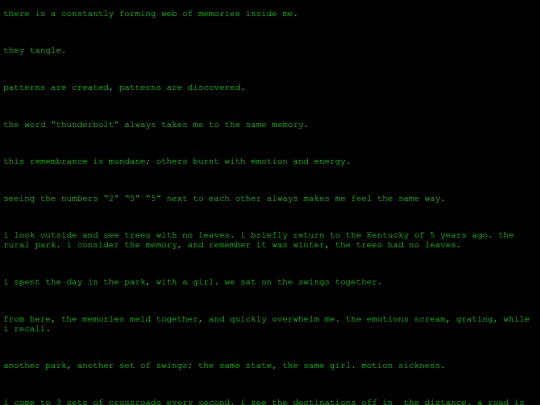 memory screenshot