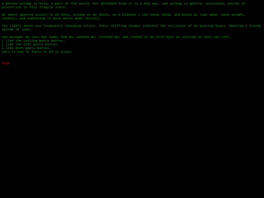 sleeping screenshot