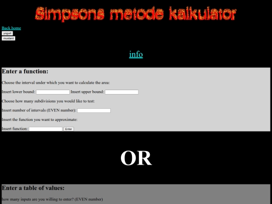 Simpson_calc screenshot