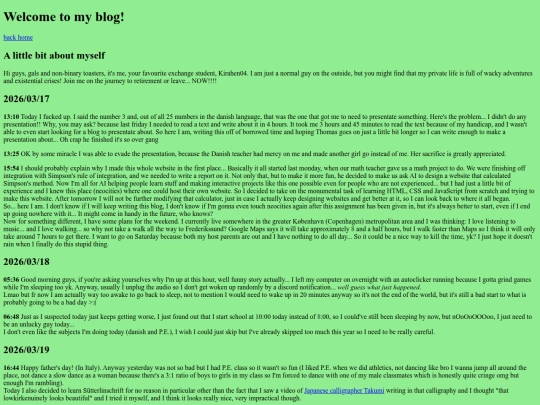 blog screenshot