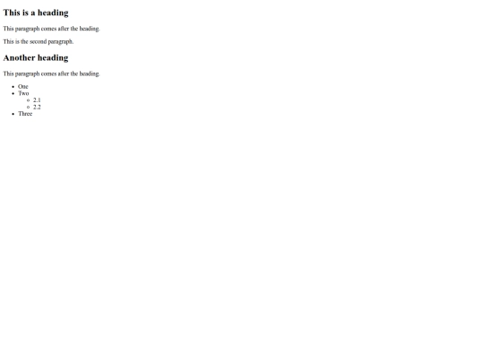 tutorials/CSS/Selectors/test4 screenshot