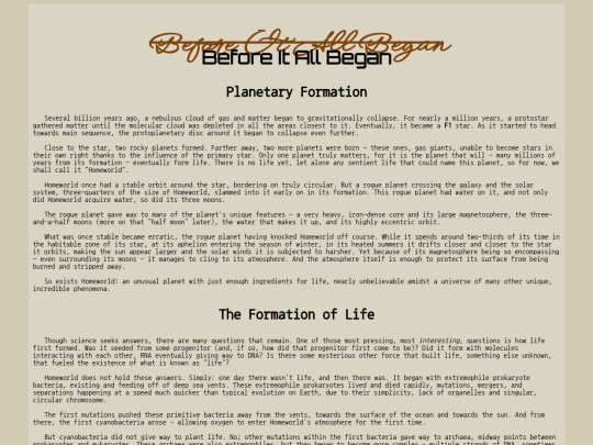 glorier/beginning screenshot