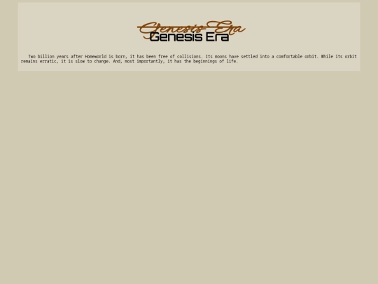 glorier/genesis screenshot