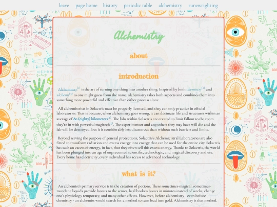 sunscarred/alchemistry screenshot