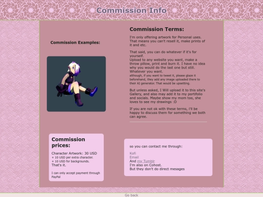 comissions screenshot