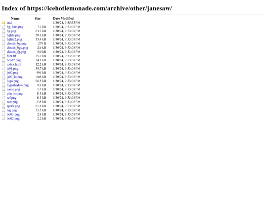 archive/other/janesaw/sitemap screenshot