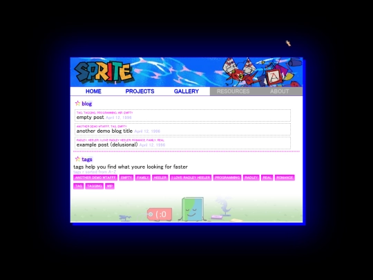 blog screenshot