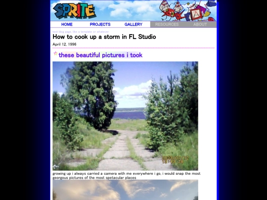 blog/post/onthisday screenshot