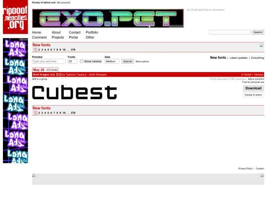 fontcommercial screenshot