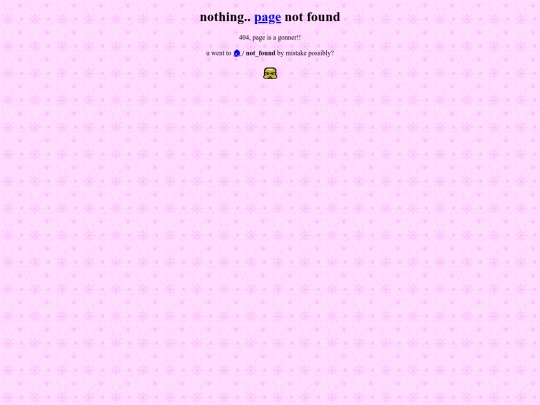 not_found screenshot