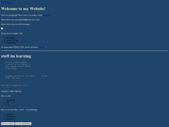 test screenshot