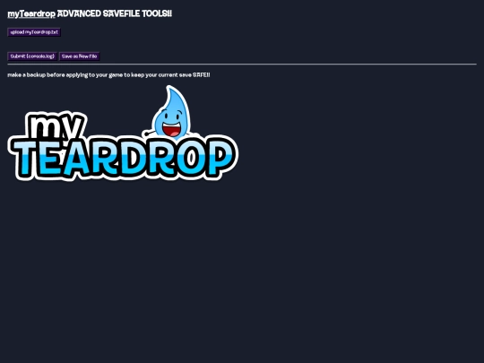 test/myTeardrop_save screenshot