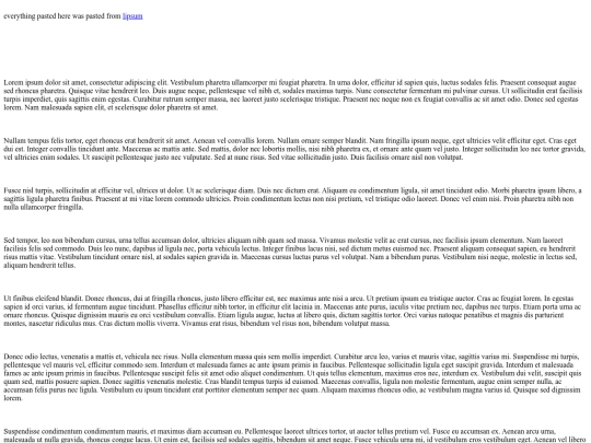 test/textwall screenshot