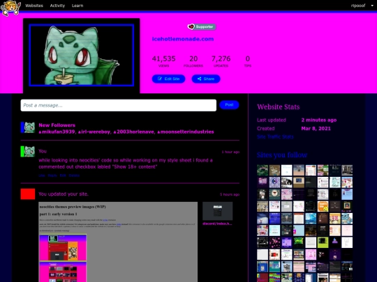 userstyle/profile screenshot