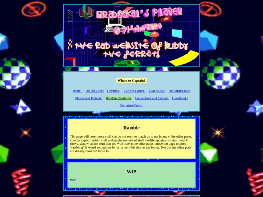rambling screenshot