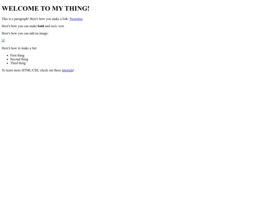 index screenshot