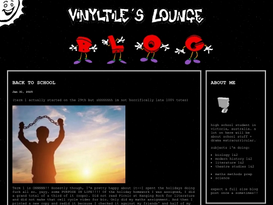 blog screenshot