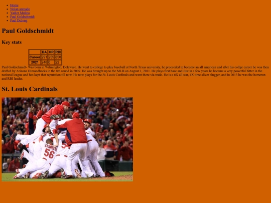 final-project/PaulGoldschmidt screenshot