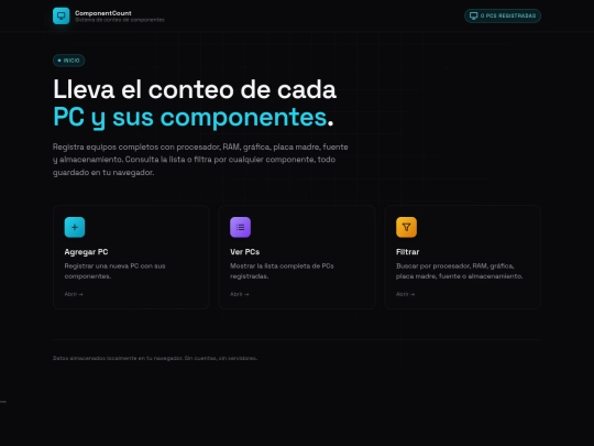 index screenshot