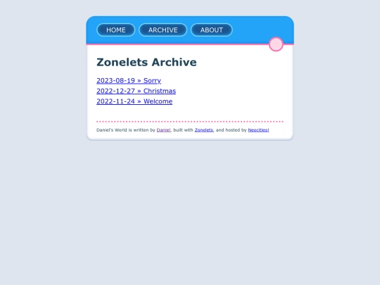 archive screenshot
