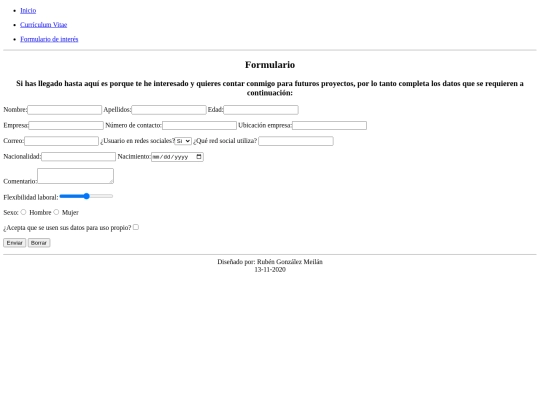 Proyecto HTML/3Formulario screenshot