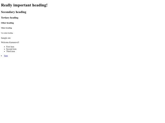 index screenshot