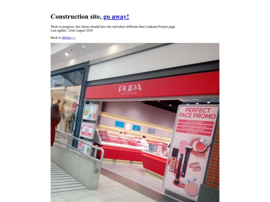 shrines/malls screenshot