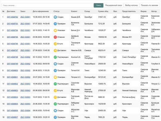 pages/zajavki screenshot