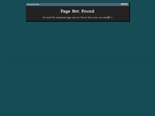 not_found screenshot